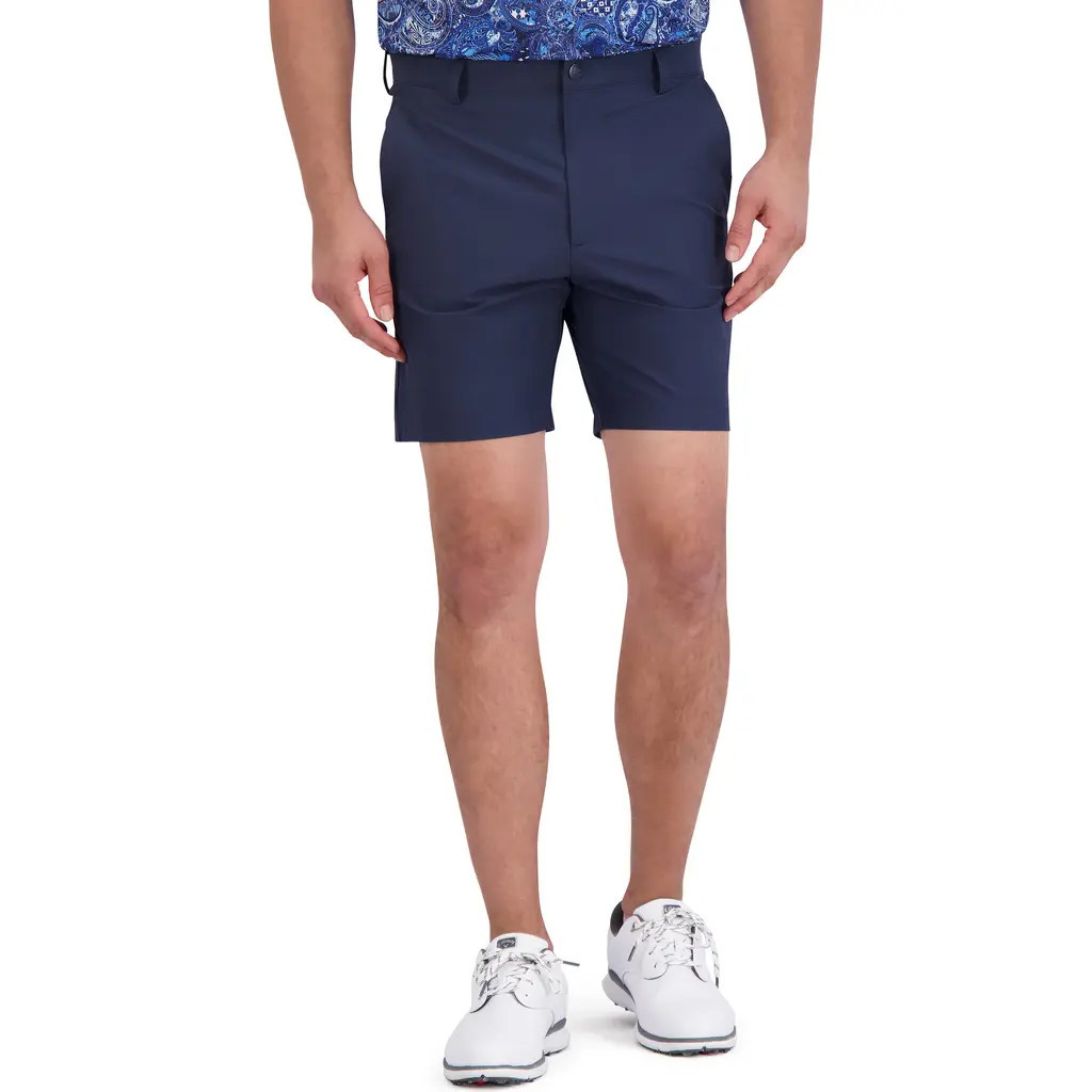 Robert Graham Aster Performance Golf Shorts in Navy at Nordstrom, Size 38 X 32 | Nordstrom
