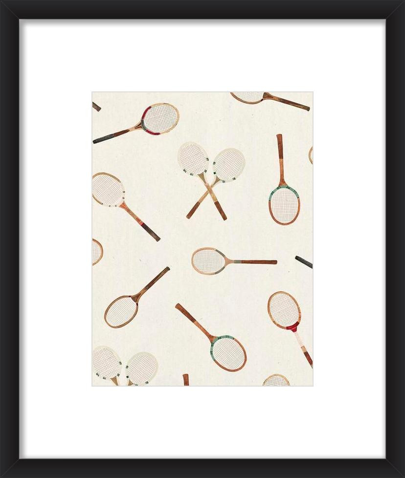 Vintage Tennis | Artfully Walls