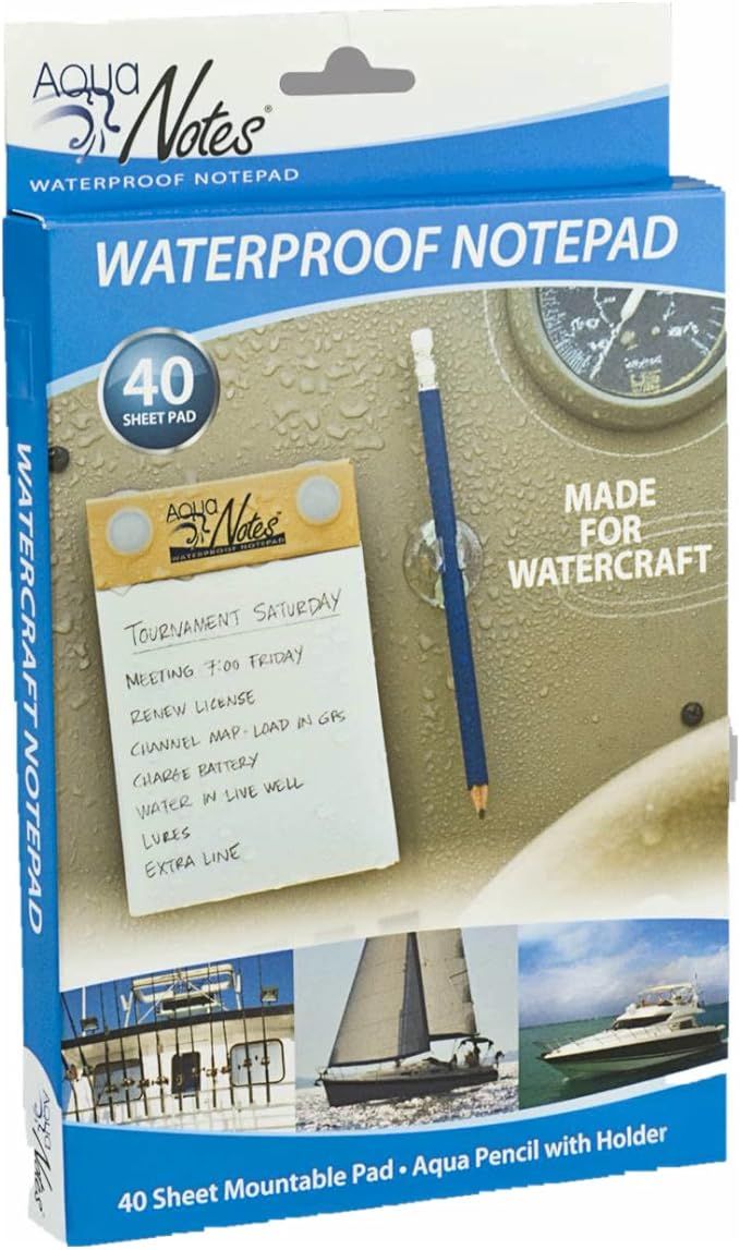 Aqua Boat Notes Waterproof Notepad | Amazon (US)