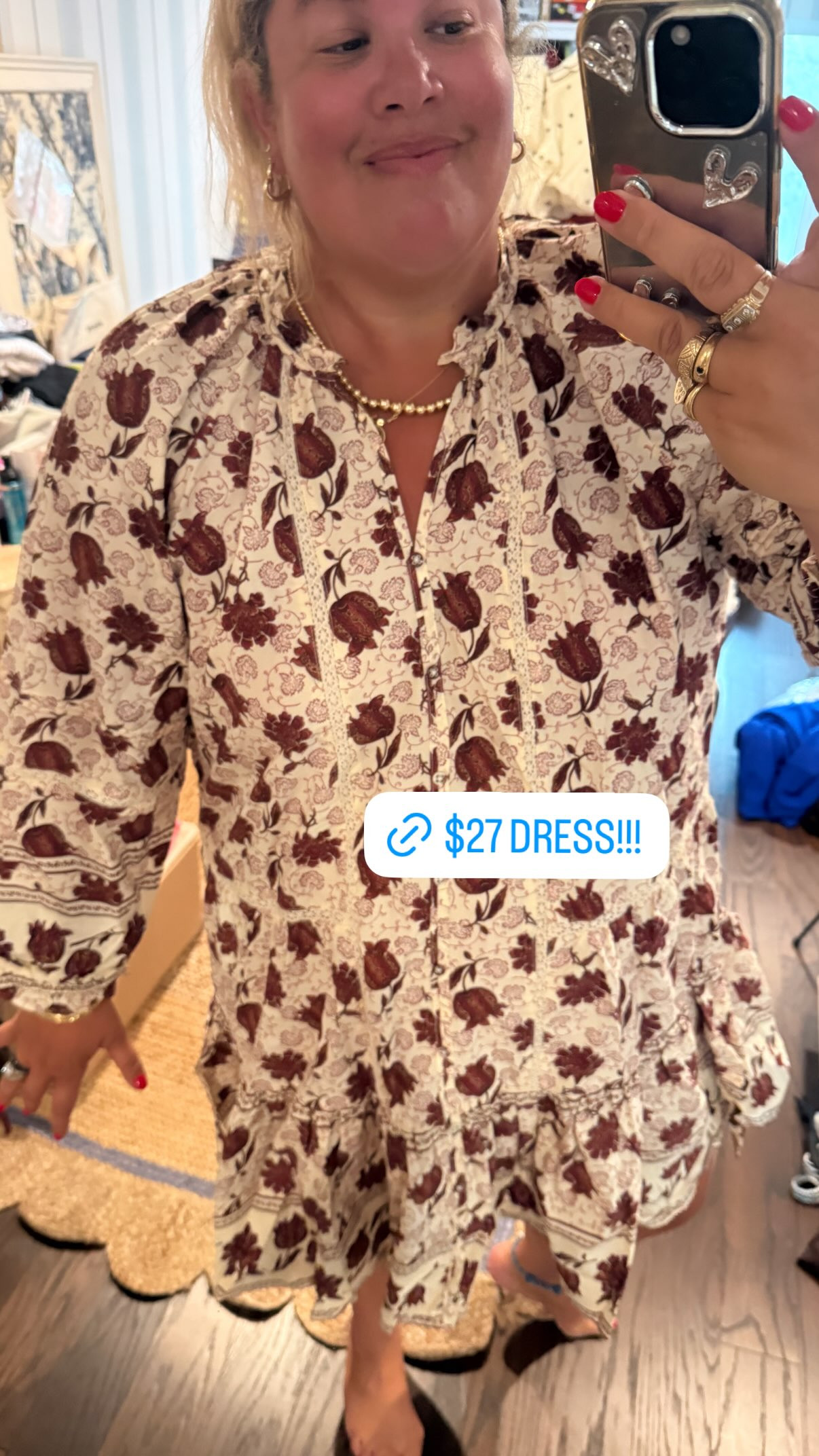 This fall dress is only $27!

#LTKootd #LTKPlusSize