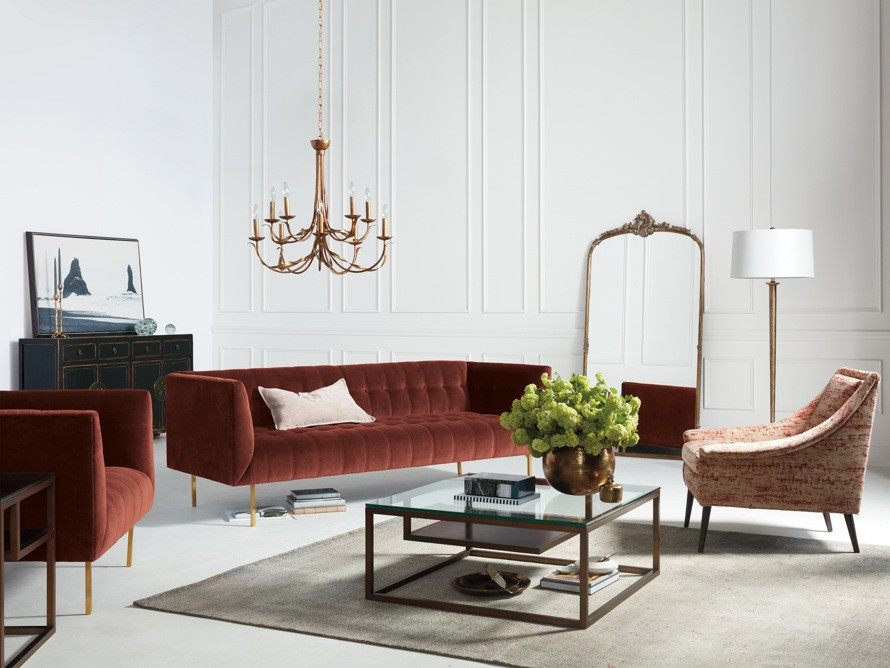 Amelie Floor Mirror in Gold | Arhaus | Arhaus