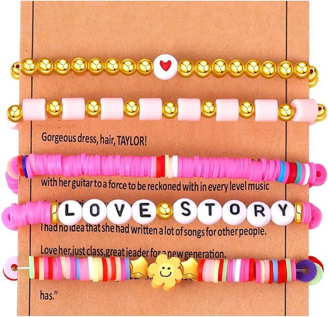Taylor Album Inspired Bracelet Bohemian Layering Bracelets Set Friendship Bracelets Jewelry Gifts... | Amazon (US)