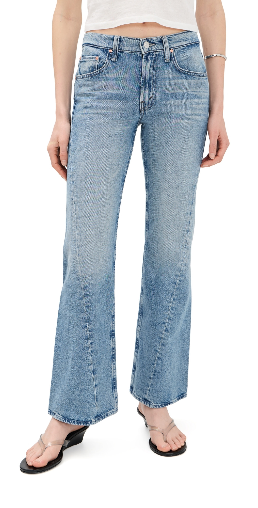 MOTHER The Bookie Twist Skimp Jeans Leap At The Chance 34 | Shopbop