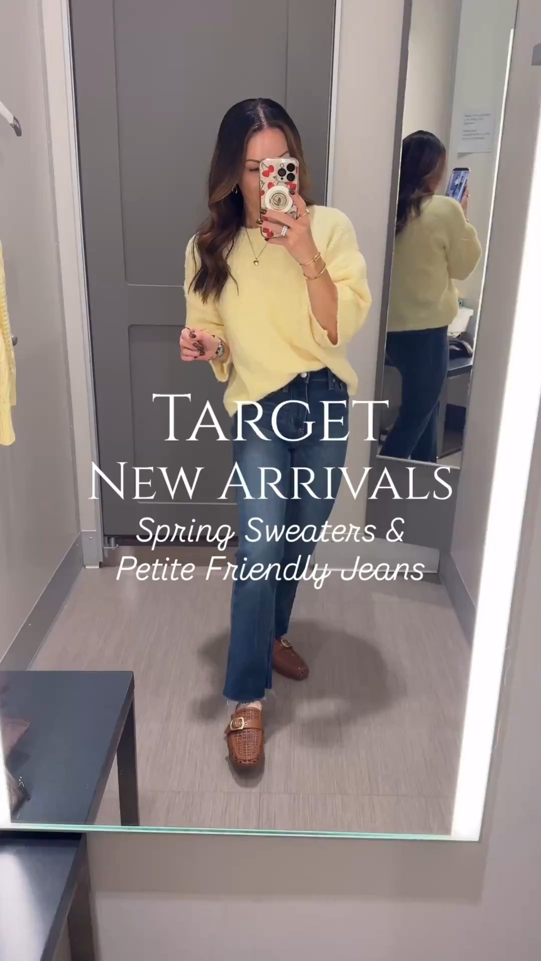 🎯 Target new spring sweaters & petite friendly jeans! 

For Ref: I’m 5’1”, 109lbs
Wearing size extra small in all the sweaters. 
Shoes I’m wearing a size 7. I’m typically a seven or a 7 1/2 and the seven fit perfectly. 
Jeans are a size 2. They are not available online yet as soon as they are, I will add them to the links 

💛Who else is loving butter yellow this season?? Love the sweet details on this short sleeve  lightweight sweater.  Loving these petite, friendly, kick flare, jeans, too! Oh, and don’t forget the shoes! These woven mules are, darling! EverydayHolly

#LTKSeasonal #LTKPetite #LTKootd