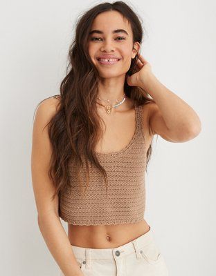 Aerie Summer Nights Cropped Tank Top | Aerie