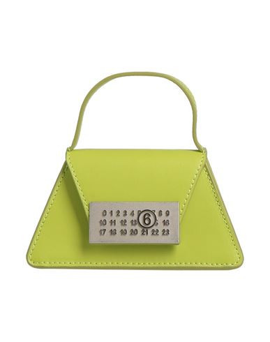 Mm6 Maison Margiela Woman Handbag Lime green Size - Cow leather, Zinc, Aluminum, Copper | YOOX (US)