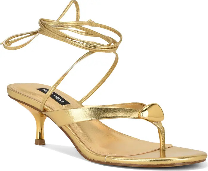 Nine West Batty Ankle Wrap Sandal (Women) | Nordstrom | Nordstrom