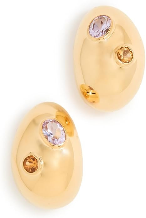 Women's Mini Arp Earrings In Studded Gold | Amazon (US)