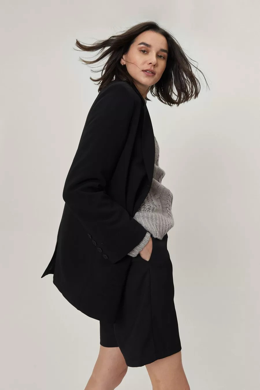 Pocket Detail Fluid Single Breasted Blazer | Nasty Gal UK (+IE)