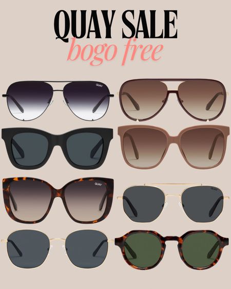 Quay sunglasses sale!!! BOGO free!

#LTKFindsUnder50 #LTKFindsUnder100 #LTKSaleAlert