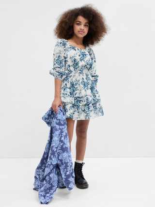 Gap &amp;#215 LoveShackFancy Kids Floral Mini Dress | Gap (US)