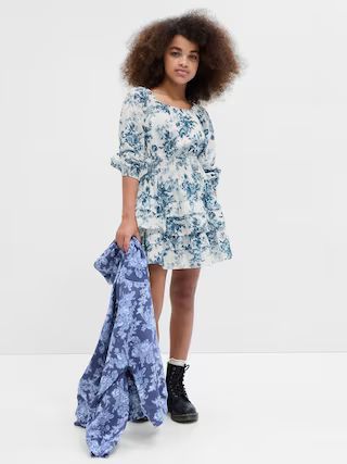 Gap &amp;#215 LoveShackFancy Kids Floral Mini Dress | Gap (US)