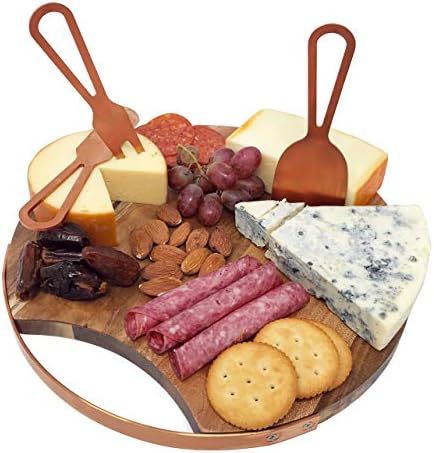 Magnetic Cheeseboard with Serving Utensils by Choosy Chef – Perfect for Hot Cocoa Charcuterie -... | Amazon (US)