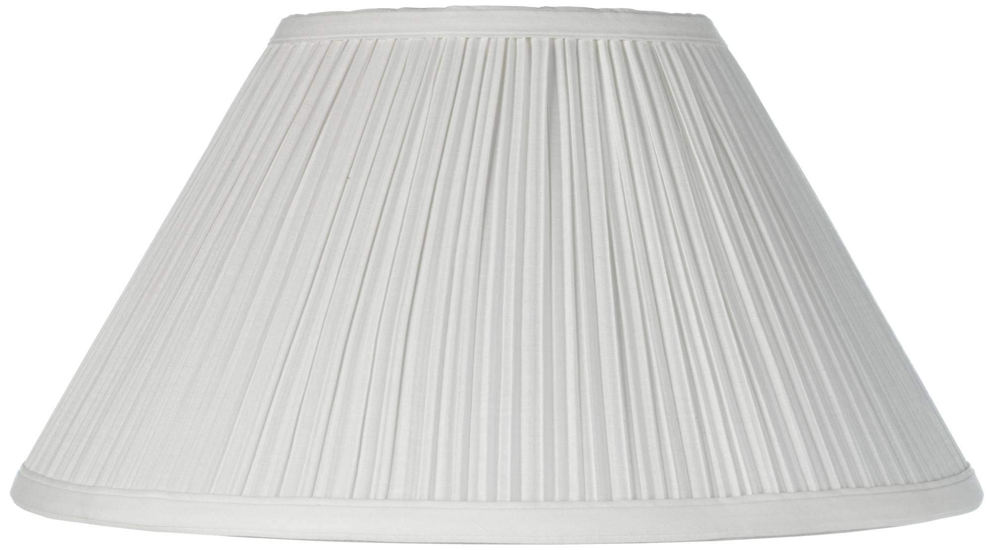 Ivory Mushroom Pleated Medium Lamp Shade 6" Top x 14" Bottom x 7" High x 8" Slant (Spider) Replac... | Amazon (US)