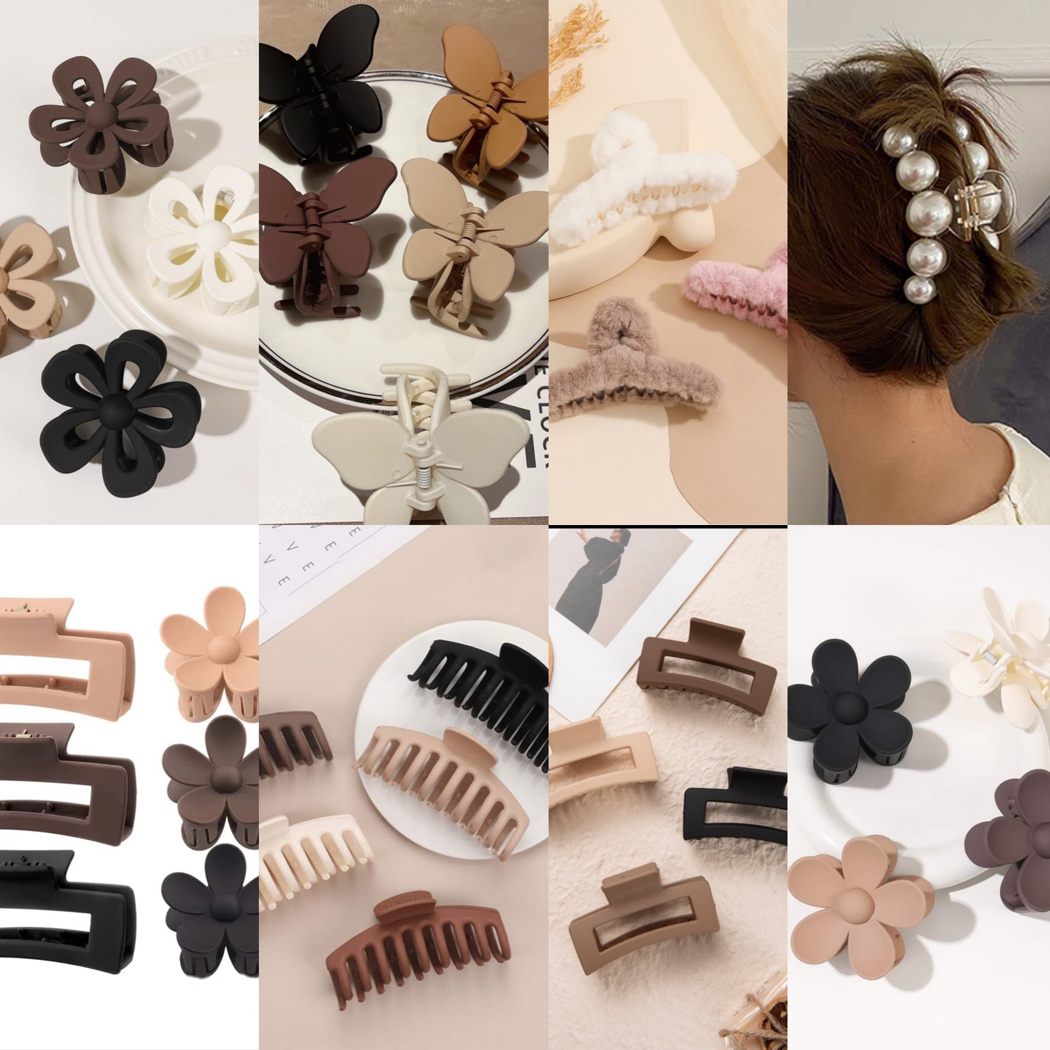 Favorite neutral color shein claw clips 

#LTKstyletip #LTKbeauty #LTKsalealert