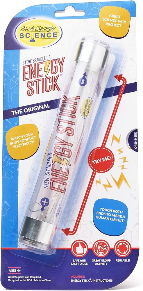 Steve Spangler Science Energy Stick – Fun Science Kits for Kids to Learn About Conductors of El... | Amazon (US)