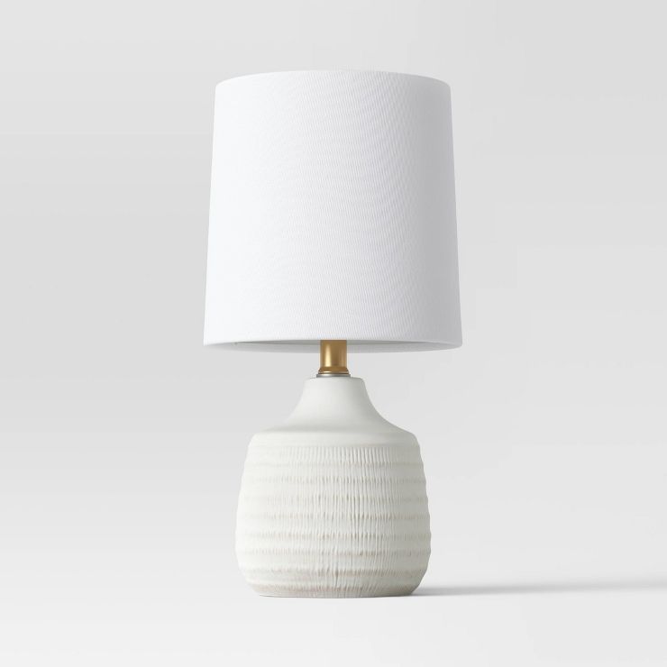 Textural Ceramic Mini Jar Shaped Table Lamp - Threshold™ | Target