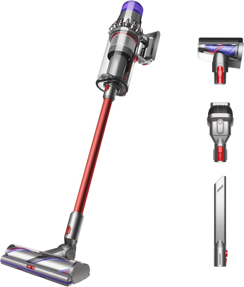 Dyson Outsize Cordless Vacuum Cleaner, Nickel/Red, Extra Large | Amazon (US)