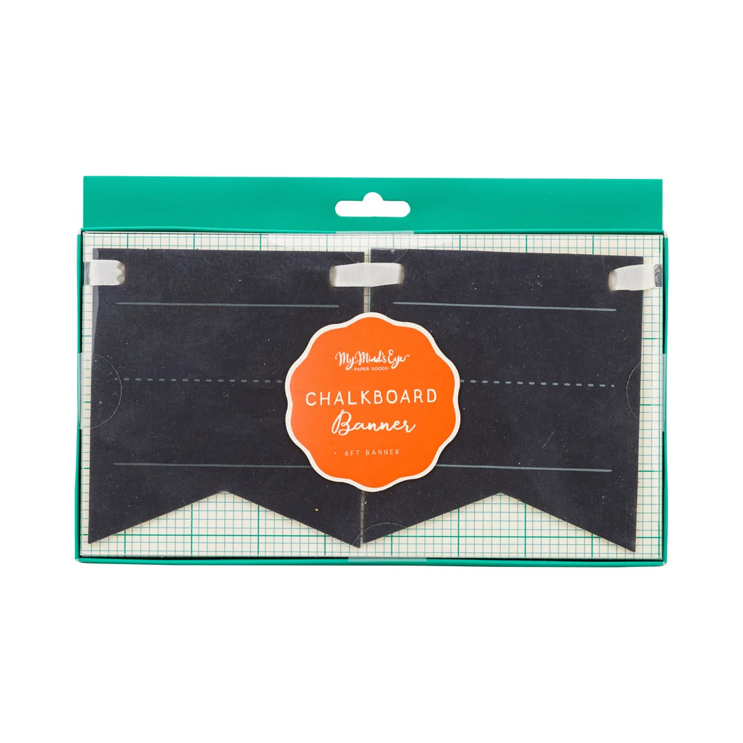 Chalkboard Writable Paper Banner | My Mind's Eye