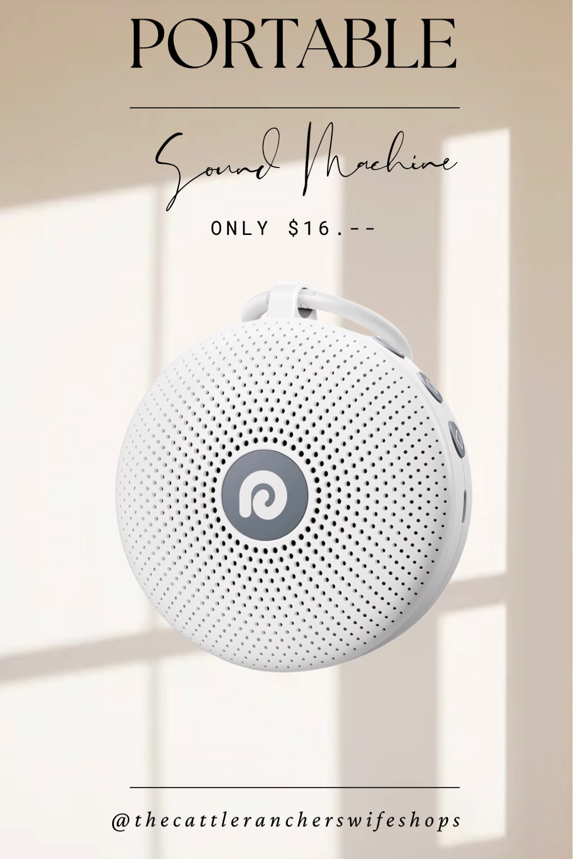 This is perfect for traveling! Get the portable sound machine for only $16.-- at @amazon ! Other colors are way more!!! #soundmachine #LTKtravel #travel • travel must haves 

#LTKfamily #LTKsalealert #LTKtravel