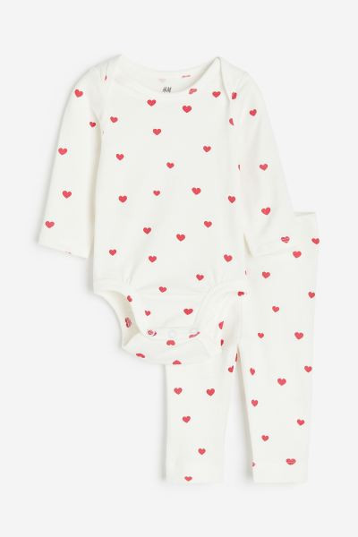 2-piece Cotton Jersey Set | H&M (US + CA)
