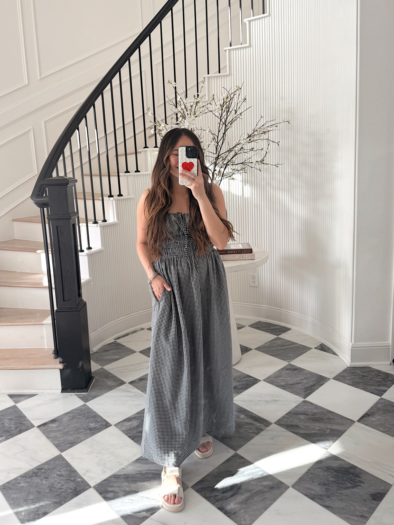 Gingham dress on sale  during @abercrombie site wide sale 