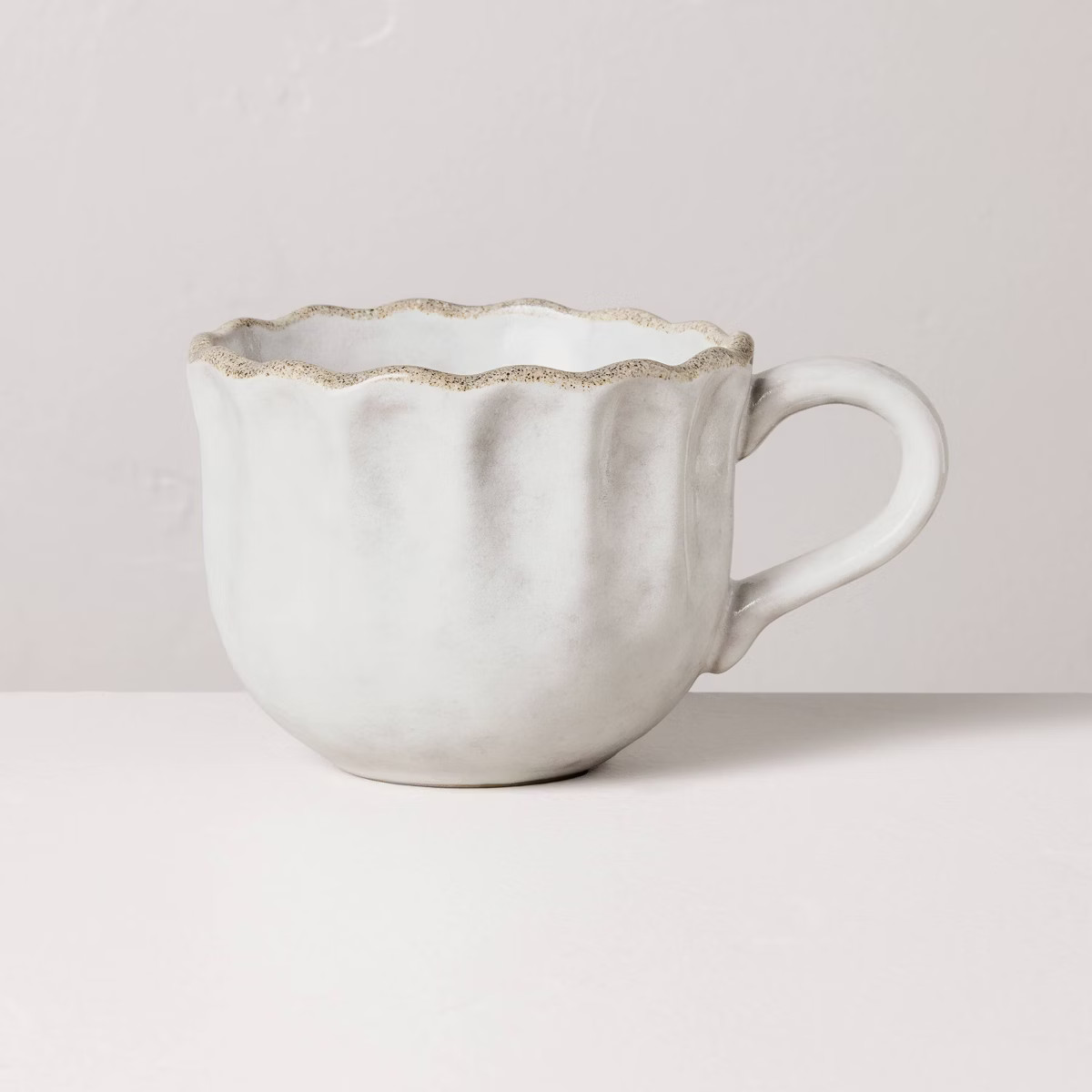 10oz Carved Edge Mug Cream - Hearth & Hand™ with Magnolia | Target