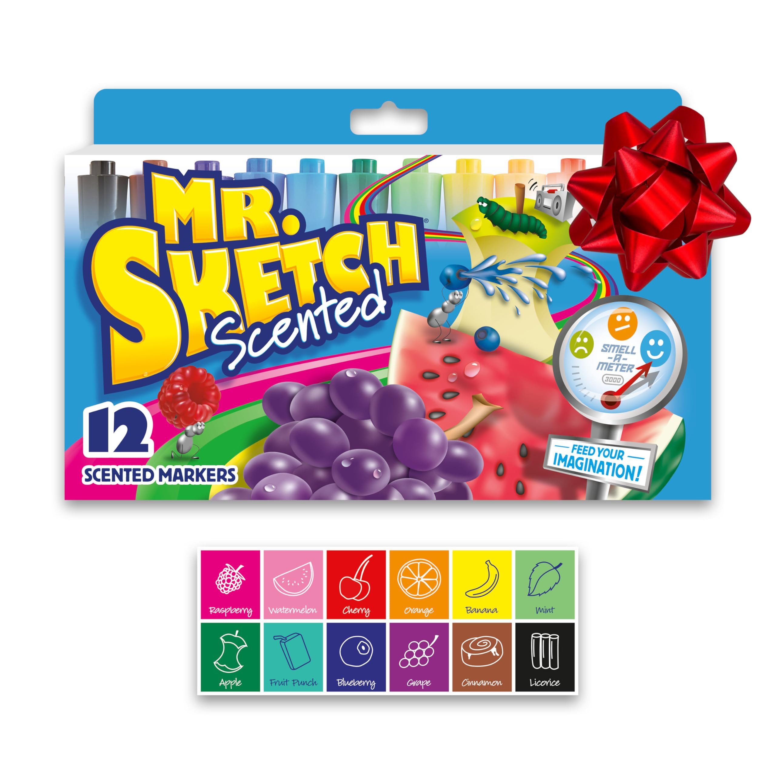 Mr. Sketch Scented Markers, Chisel Tip, Assorted Colors, 12 Count | Amazon (US)