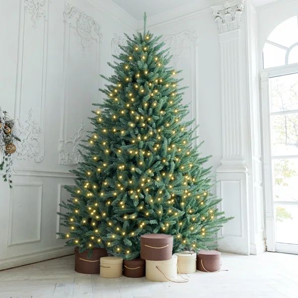 Lighted Artificial Fir Christmas Tree | Wayfair North America