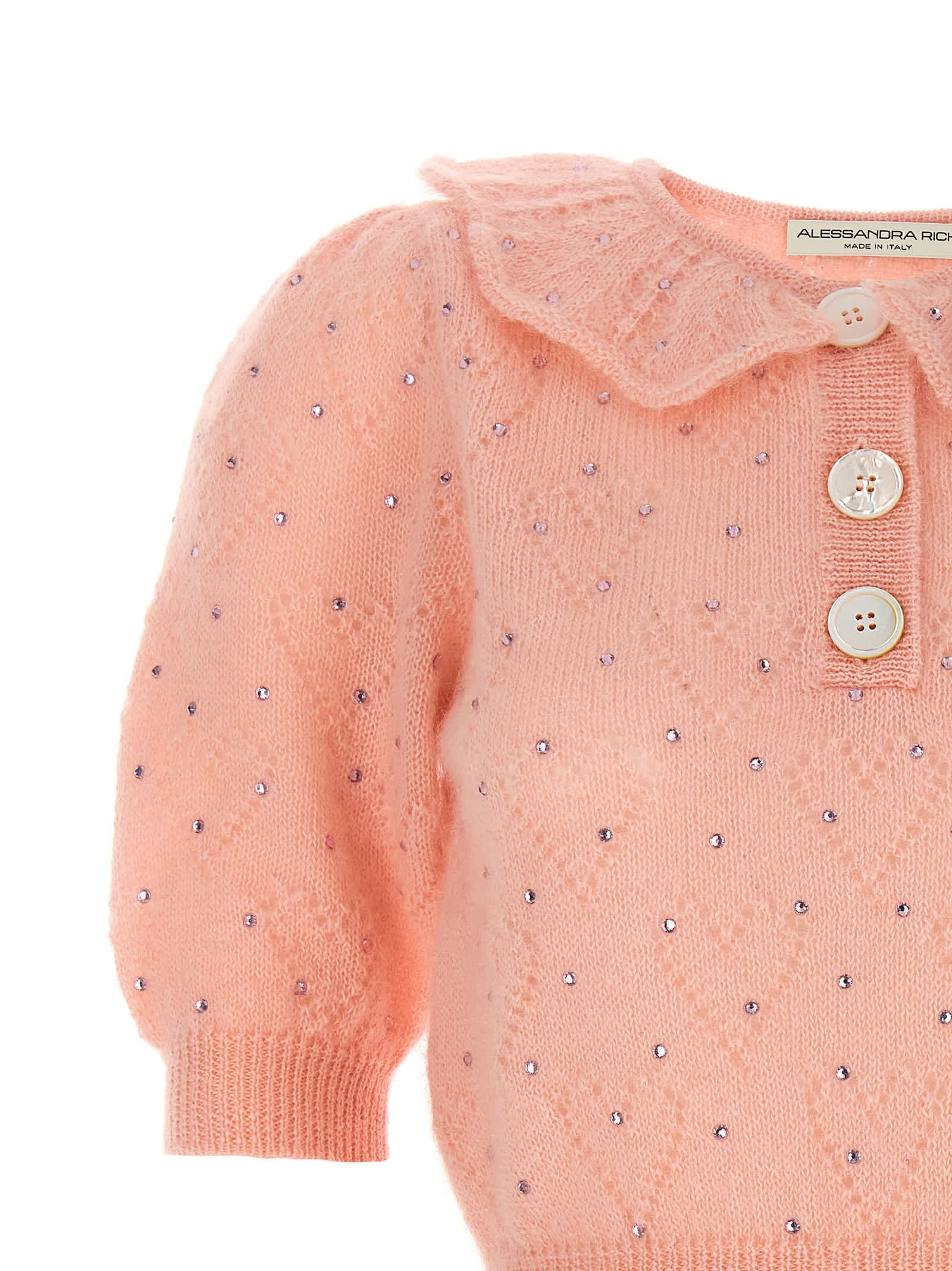 Alessandra Rich Wool Women's Cardigan | Shop Simon