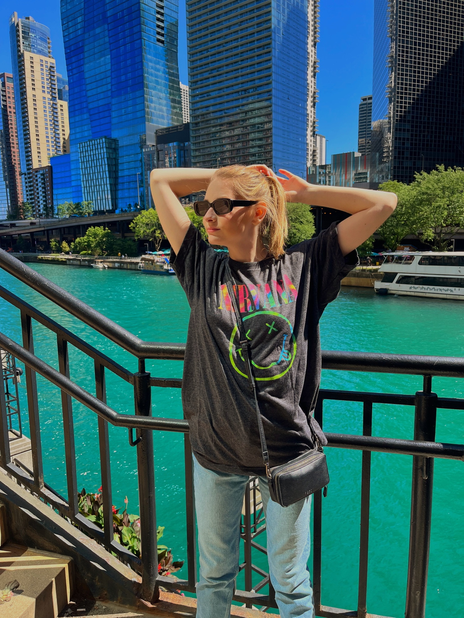 Nirvana tee is from target! Grab them while you still can! 