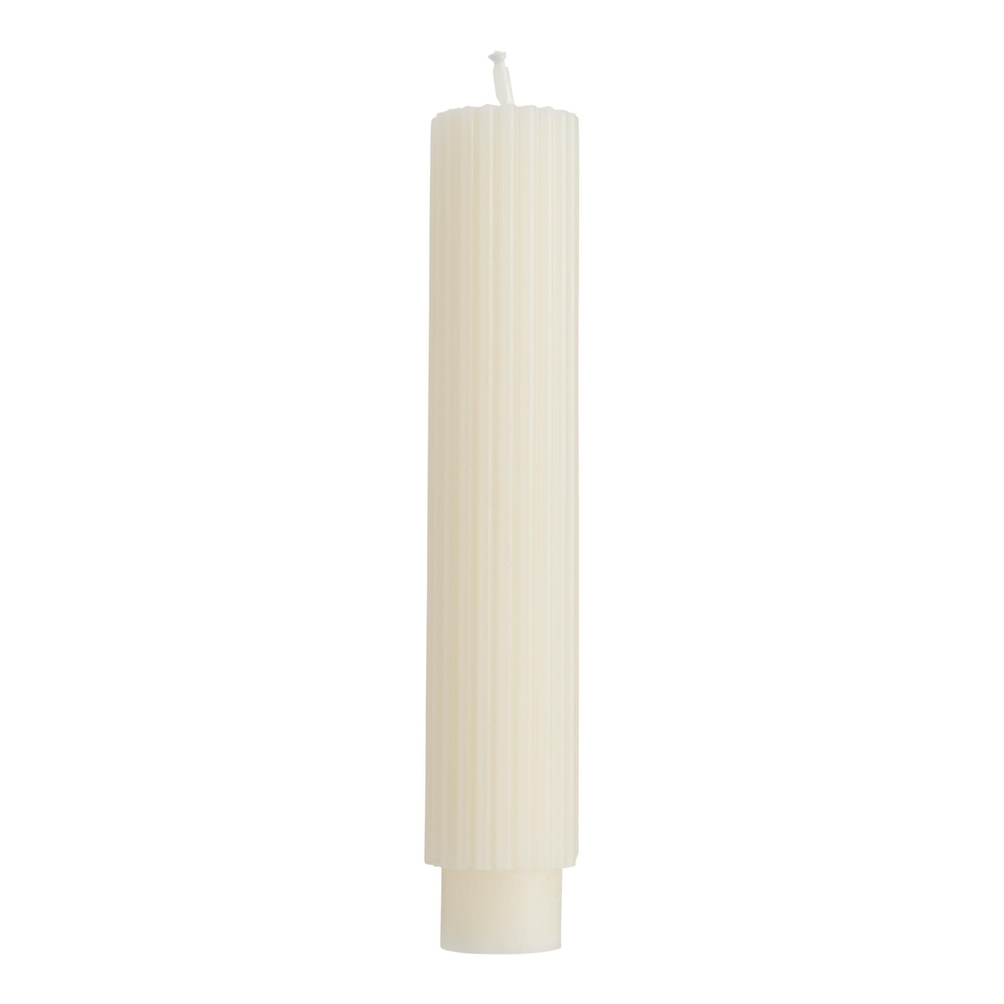 Springtime Ribbed Taper Candles 2 Pack | World Market