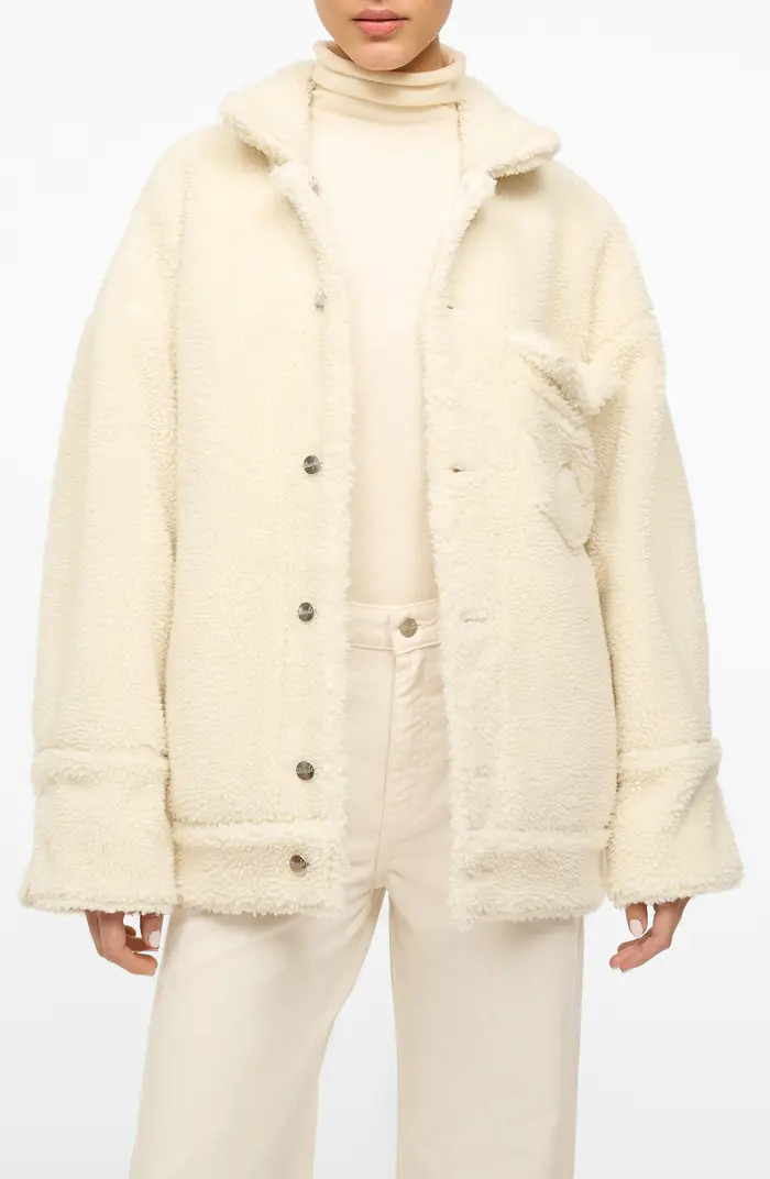 + Wrangler Faux Shearling & Denim Trucker Jacket | Nordstrom