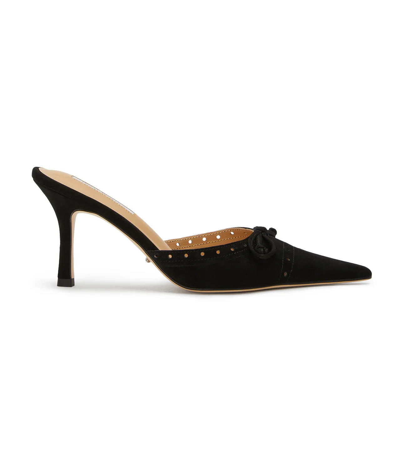 Scooter Black Suede Heels | Tony Bianco (Australia & New Zealand)
