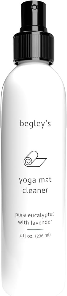 Begley's Yoga Mat Cleaner and Deodorizer Spray 8oz, with Fragrant Essential Oils, Pure Eucalyptus... | Amazon (US)