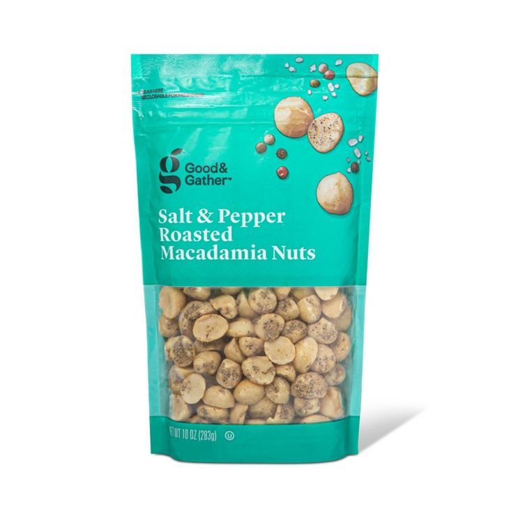 Salt & Pepper Roasted Macadamia Nuts - 10oz - Good & Gather™ | Target