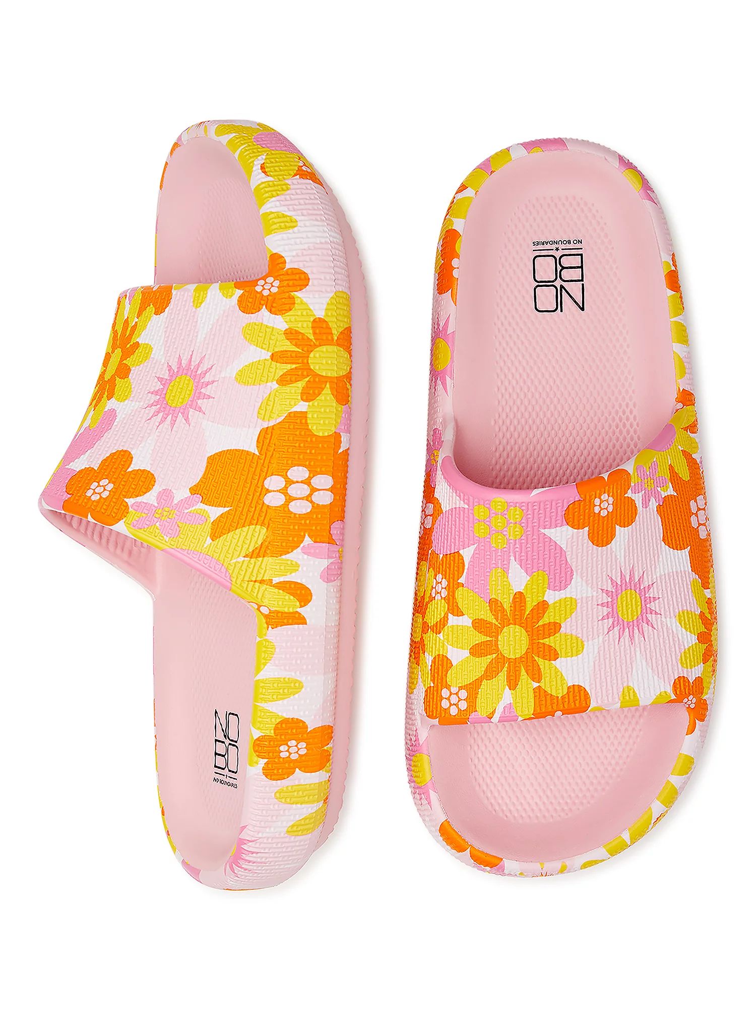 No Boundaries Women's Comfort Slide Sandals | Walmart (US)