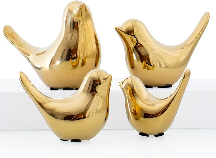 Notakia Small Animal Statues Home Decor Modern Style Birds Decorative Ornaments for Living Room, ... | Amazon (US)