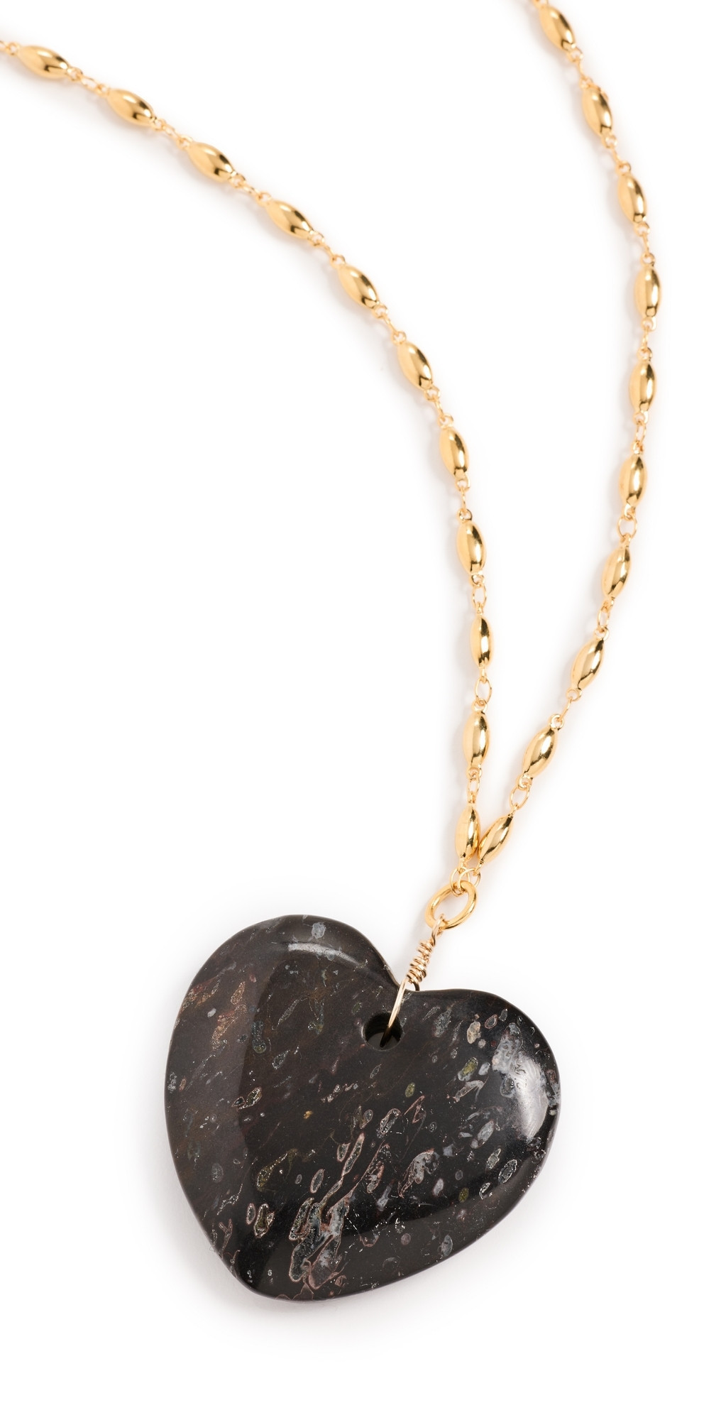 Brinker + Eliza Izzie Necklace Black Tourmaline One Size | Shopbop