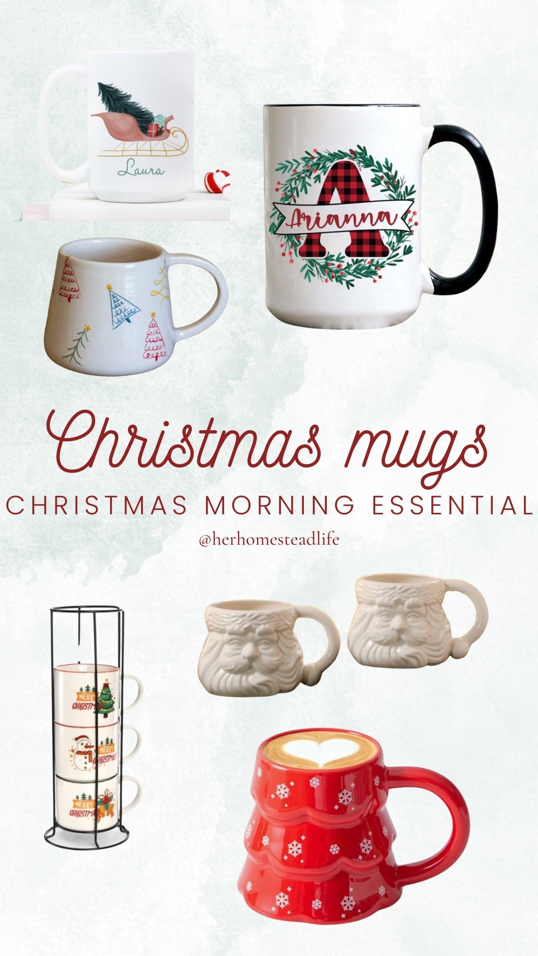 Christmas mugs - perfect for Christmas morning

Santa mugs | Christmas mugs | small business

#LTKGiftGuide #LTKHome #LTKHoliday