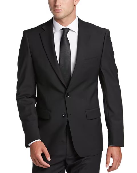 Calvin Klein X-Fit Slim Fit Suit Separates, Black | The Men's Wearhouse