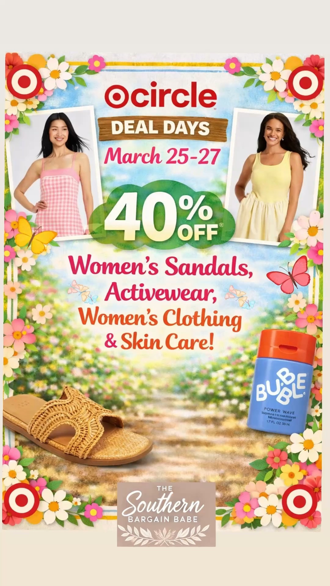 Get ready for Target Circle Deal Days 🎯🌸
Starting Wednesday, I’ll be sharing all the best deals—don’t miss these savings! Linking my favorites in LTK 💕

#LTKOver40 #LTKSaleAlert #LTKSeasonal