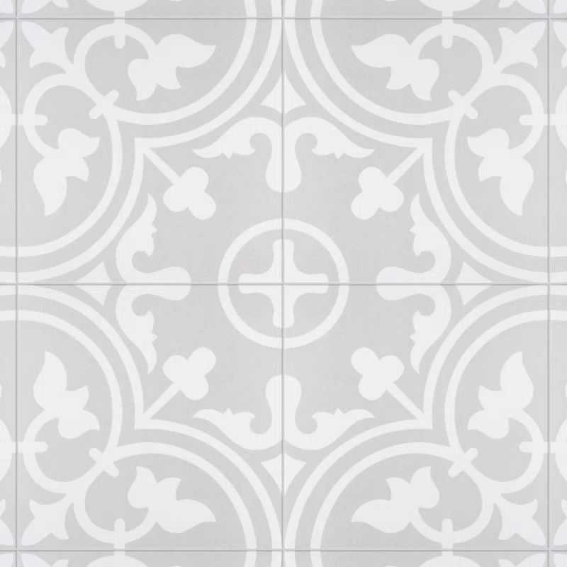 Arte 10" x 10" Porcelain Encaustic Floor And Wall Tile | Wayfair North America
