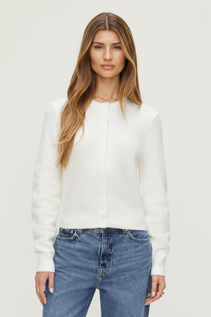 Rebecca Crewneck Cardigan | Dynamite Clothing