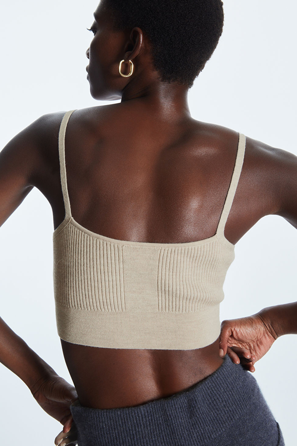 RIBBED WOOL BRALETTE | COS UK