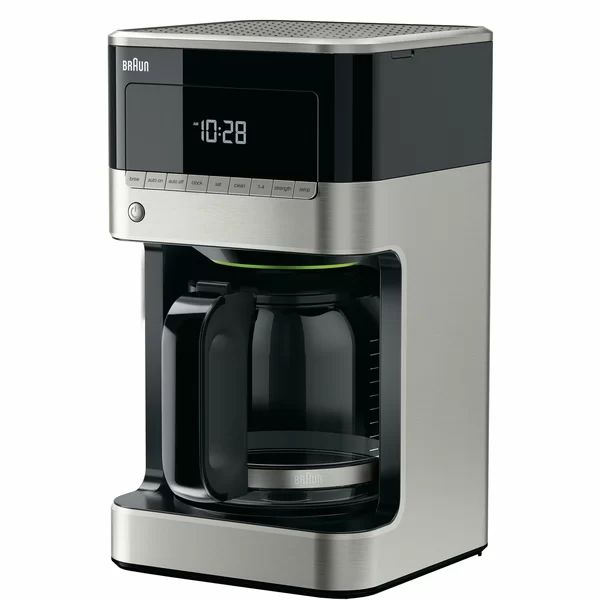Braun BrewSense 12-Cup Drip Coffee Maker with Brew Strength Selector and Glass Carafe | Wayfair North America