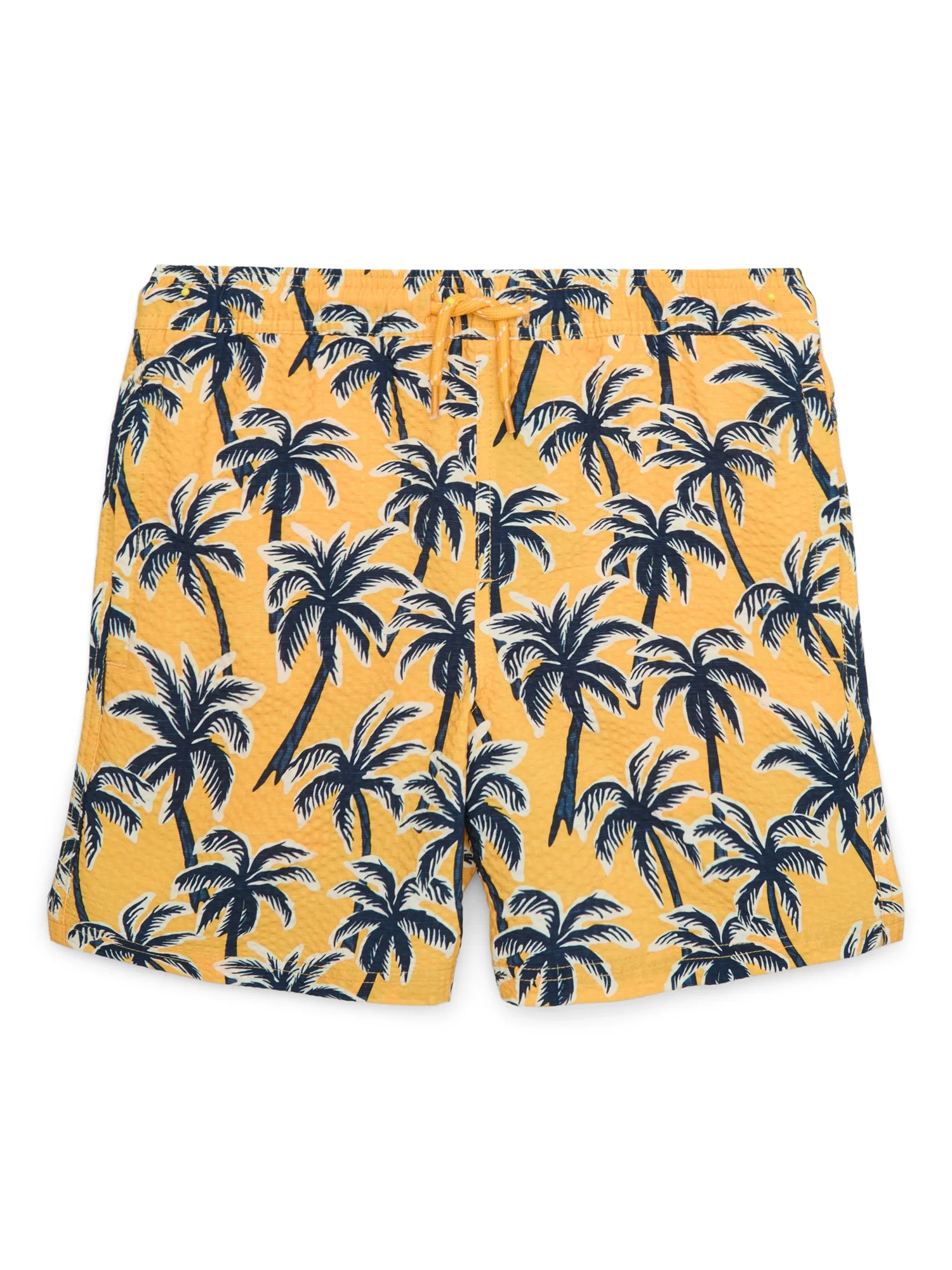 Wonder Nation Boys Seersucker Swim Trunks with UPF50+, Sizes 4-18 & Husky | Walmart (US)