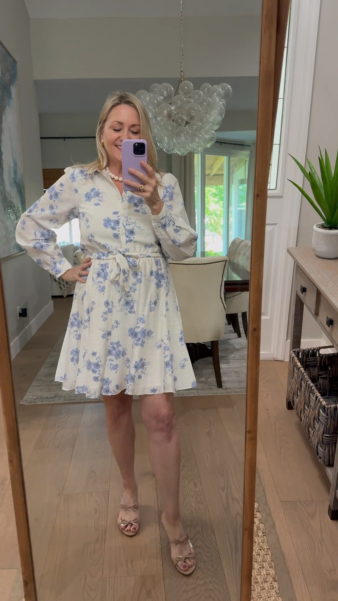 Pretty floral spring dress that I love!  Can easily dress this up or down for Mother’s Day lunch, business casual workwear, or any spring event ￼

#LTKMothersDay #LTKWorkwear #LTKSeasonal