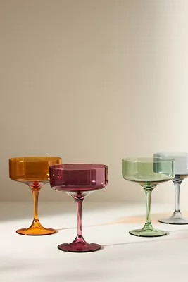 Morgan Coupe Glasses, Set of 4 | Anthropologie (US)