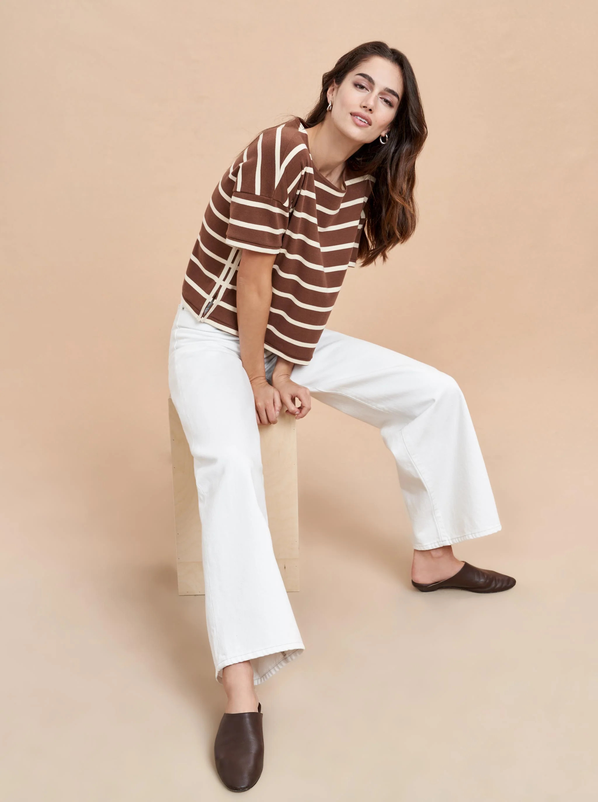 Short Sleeve Breton Tee | La Ligne NYC | La Ligne